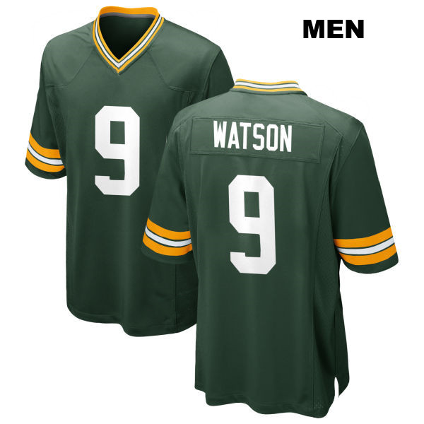 Christian Watson Home Green Bay Packers Stitched Mens Number 9 Green Game Football Jersey