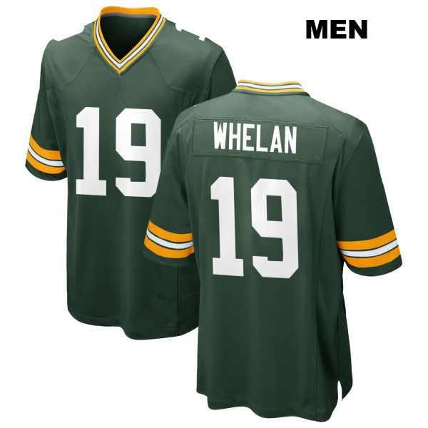 Daniel Whelan Green Bay Packers Stitched Mens Home Number 19 Green Game Football Jersey