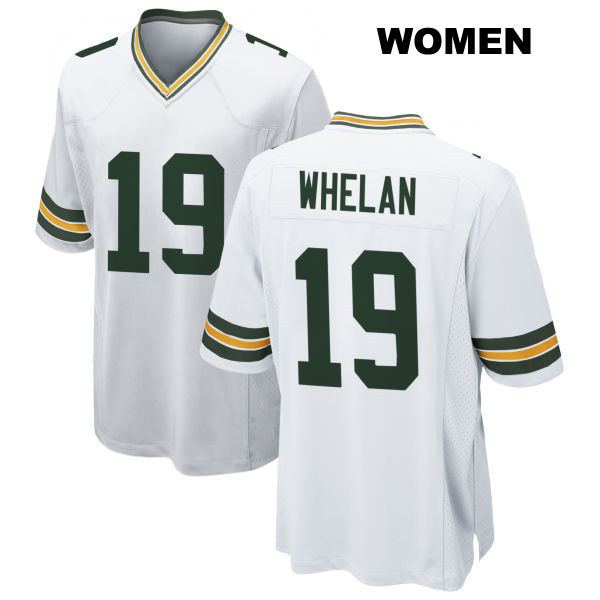 Away Daniel Whelan Green Bay Packers Stitched Womens Number 19 White Game Football Jersey