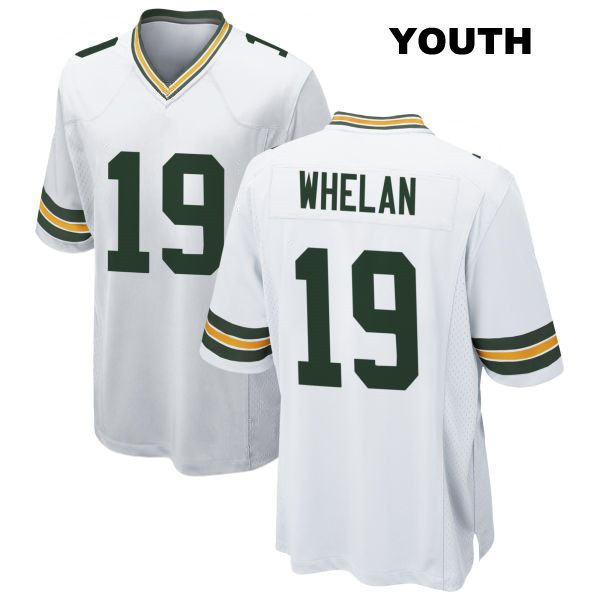 Away Daniel Whelan Green Bay Packers Youth Stitched Number 19 White Game Football Jersey