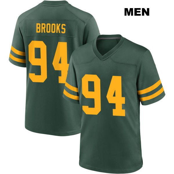 Karl Brooks Green Bay Packers Mens Stitched Number 94 Alternate Green Game Football Jersey