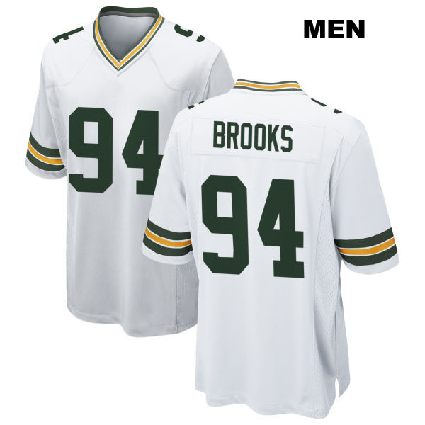 Karl Brooks Green Bay Packers Mens Stitched Number 94 Away White Game Football Jersey