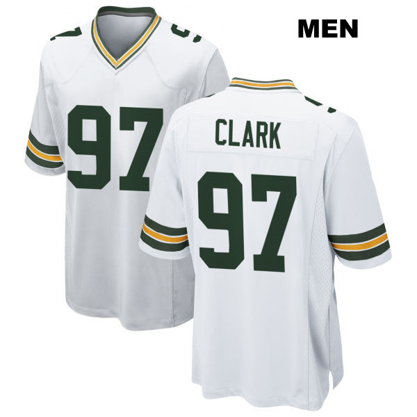 Kenny Clark Green Bay Packers Mens Stitched Number 97 Away White Game Football Jersey