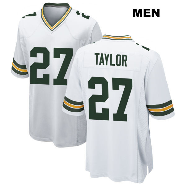 Away Patrick Taylor Green Bay Packers Stitched Mens Number 27 White Game Football Jersey